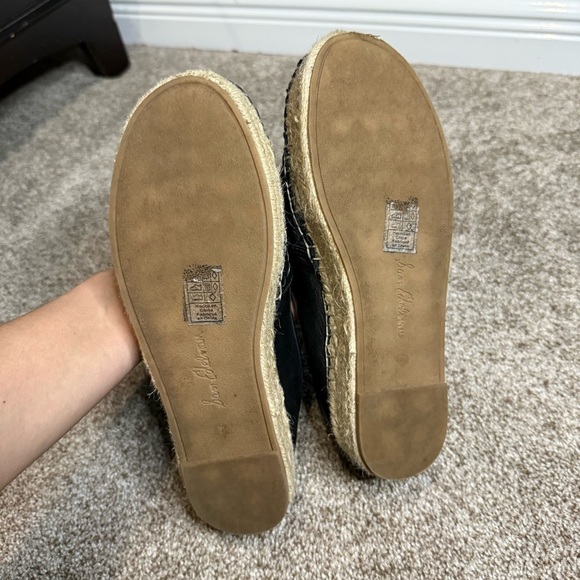 Sam Edelman Black Woven Leather Loafers - Picture 7 of 12